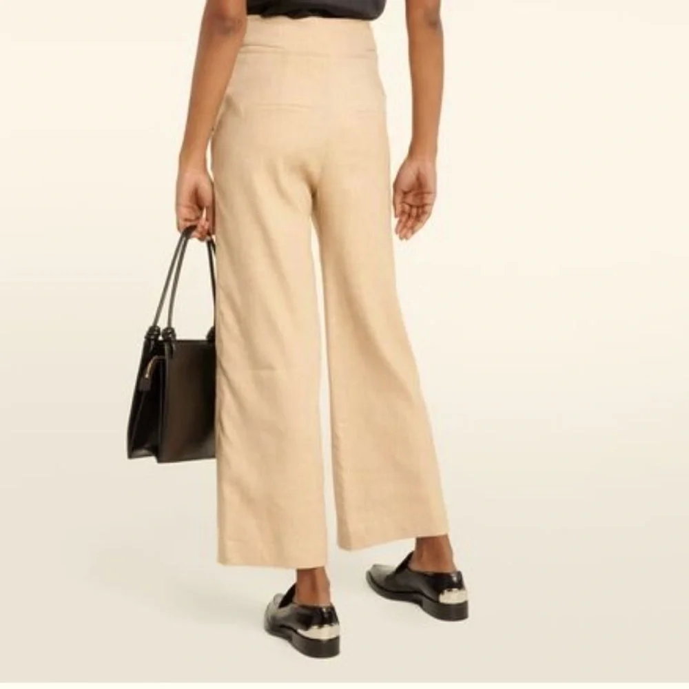 Veronica Beard Tan Wide Leg Pants - Picture 10 of 11